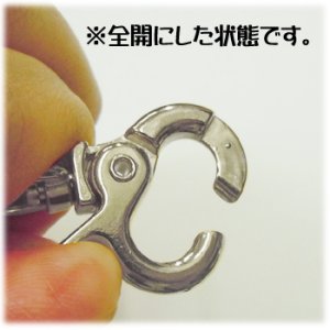 画像2: スナップフック BSO6/YSO3/85 ニッケル 【2ヶ入】 (2)