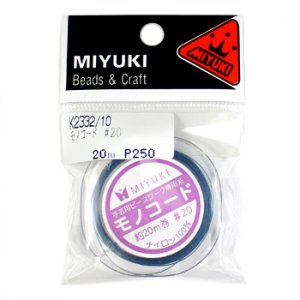 画像2: MIYUKI ミユキ モノコード(Nymo) K2332 #20 #10 ネイビーブルー 【20m巻】 (2)