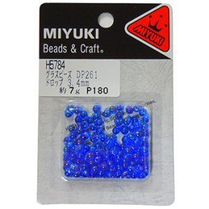 画像1: MIYUKI　ミユキ　ドロップビーズ　DP261　3.4mm　H5784 【7g入　約126粒】 (1)