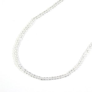 画像3: 天然石 1本販売 2mm 水晶 【約38cm(約190〜200粒)】 (3)