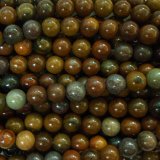 天然石 1本売り 8mm ブルースポットストーン 【40cm（約47-50粒