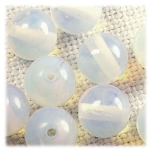 画像1: 人工石　ラウンド　8mm　合成オパール 【10ヶ入】 (1)