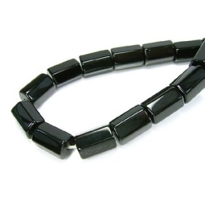 画像1: オニキス　026　通し穴　12×8mm 【2ヶ入】 (1)