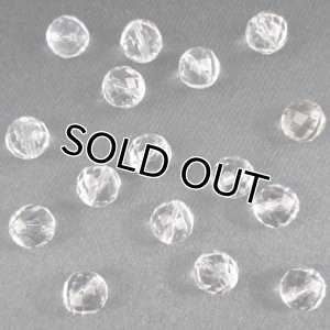 画像2: 天然石 ダイヤカット 8mm 水晶 【5ヶ入】 (2)