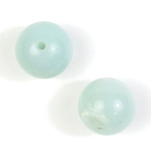 画像2: 天然石　ラウンド　10mm　アマゾナイト 【2ヶ入】 (2)