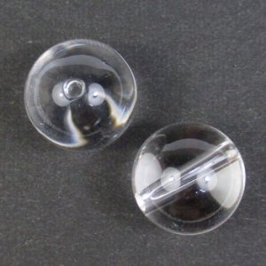 画像2: 天然石　ラウンド　12mm　水晶 【2ヶ入】 (2)