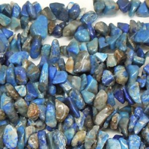 画像1: 天然石　サザレ　約4-12mm　ブルーアベンチュリン 【1本　約90cm入】 (1)
