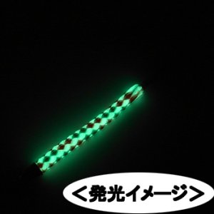 画像2: 蓄光カラー根付　水色-黄緑/金メッキ 【6本入】 (2)