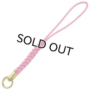 画像1: カラー根付　桃色/金メッキ 【8本入】 (1)