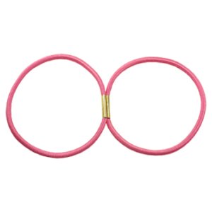 画像2: 売切　2連ヘアゴム　ピンク 【1本入】 (2)