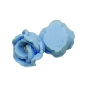 画像2: 石入りフィモローズ　約7mm　ブルー 【5ヶ入】 (2)