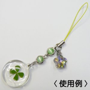 画像2: ガラスパーツ フラワー 13mm オーロラミラー 【4ヶ入】 (2)