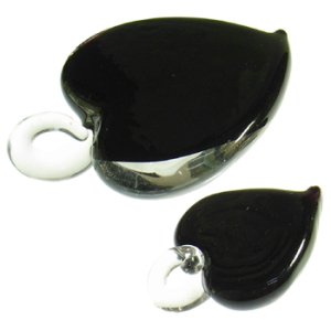 画像2: 水中花　ハート大　38×34mm　ピンク 【1ヶ入】 (2)