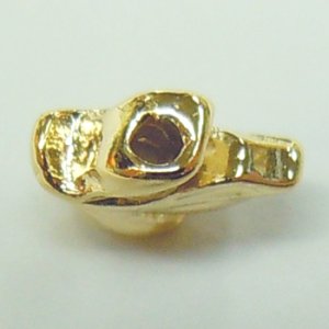 画像2: メタルリーフ 22112　7.5×5.5mm　金メッキ 【5ヶ入】 (2)