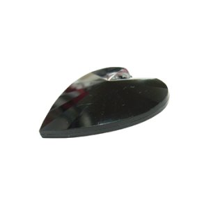 画像2: アクリルパーツ　ハート　ブラック 【1ヶ入】 (2)