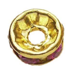 画像3: 平ロンデル　4mm　フィッシャ/金メッキ 【4ヶ入】 (3)