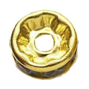 画像3: 平ロンデル　5mm　モンタナ/金メッキ 【4ヶ入】 (3)