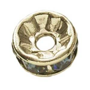 画像3: 平ロンデル　4mm　モンタナ/ロジウム 【4ヶ入】 (3)