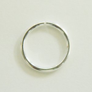 画像1: 丸カン　1×10mm　シルバー925 【2ヶ入】 (1)