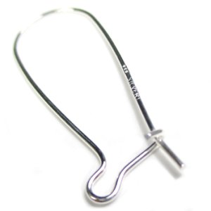 画像2: キドニーピアス 0.75×34mm シルバー925 【1ペア入】 (2)