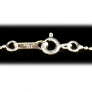 画像2: カットボールチェーンネックレス 1.0mm×40cm シルバー925 【1本入】 (2)