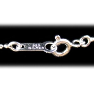 画像2: カットボールチェーンネックレス 1.2mm×40cm シルバー925 【1本入】 (2)