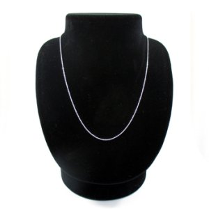 画像3: カットボールチェーンネックレス 1.2mm×40cm シルバー925 【1本入】 (3)