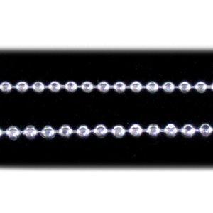 画像4: カットボールチェーンネックレス 1.0mm×40cm シルバー925 【1本入】 (4)