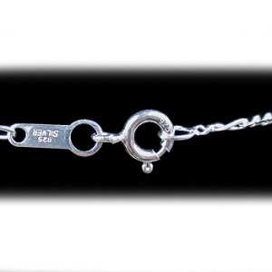画像2: フィガロチェーンネックレス 1.8mm×40cm シルバー925 【1本入】 (2)
