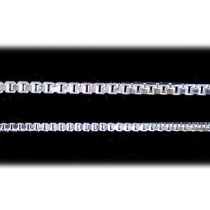 画像4: ベネチアンチェーンネックレス 1.0mm×40cm シルバー925 【1本入】 (4)