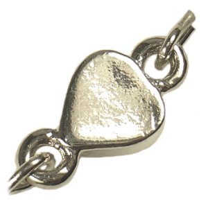 画像3: 石入りハートストラップ レッド 【2本入】 (3)