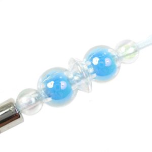 画像2: アクリル2玉ストラップ　ブルー 【2本入】 (2)