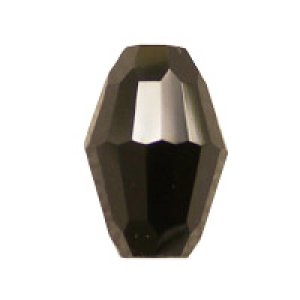 画像1: スワロフスキー＃5200　9×6mm　ジェット 【2ヶ入】 (1)
