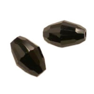 画像2: スワロフスキー#5200 9×6mm ジェット 【2ヶ入】 (2)