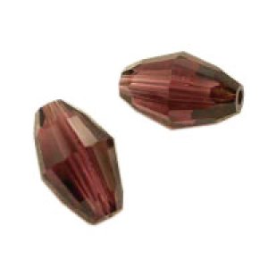 画像2: スワロフスキー#5200 9×6mm バーガンディ 【2ヶ入】 (2)