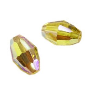 画像2: スワロフスキー#5200 9×6mm ライムAB 【2ヶ入】 (2)