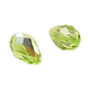 画像2: スワロフスキー#5500 9×6mm ペリドットAB 【2ヶ入】 (2)