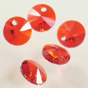 画像2: スワロフスキー＃6428　6mm　ライトシャム 【10ヶ入】 (2)