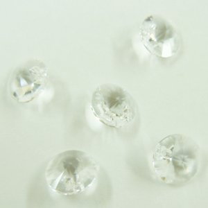 画像2: スワロフスキー＃6428　8mm　クリスタル 【5ヶ入】 (2)