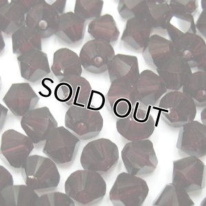 画像1: スワロフスキー＃5328　3mm　ガーネット 【50ヶ入】 (1)