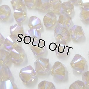 画像1: スワロフスキー#5328 4mm ライトコロラドトパーズAB2X 【30ヶ入】 (1)