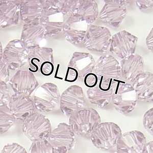 画像1: スワロフスキー＃5328　6mm　ライトアメジスト 【20ヶ入】 (1)