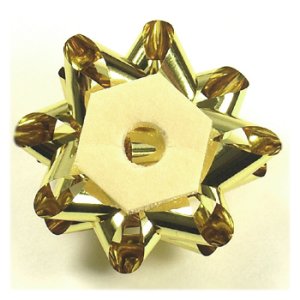 画像2: ミニギフトフラワー　30×15mm　ゴールド 【1ヶ入】 (2)