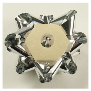 画像2: ミニギフトフラワー　30×15mm　シルバー 【1ヶ入】 (2)