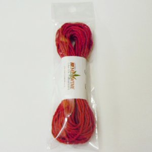 画像1: ヘンプコード HEMP TWINE　中1.8mm　329レッド 【10m巻】 (1)