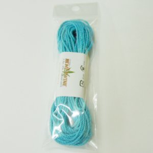 画像1: ヘンプコード HEMP TWINE　中1.8mm　337薄ターコイズ 【10m巻】 (1)