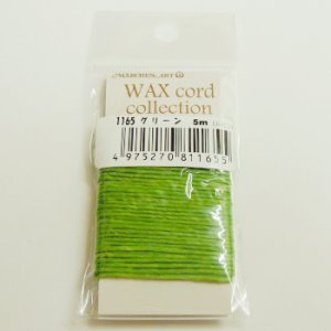 画像1: ワックスコード　約1.0mm　1165グリーン 【5m入】 (1)