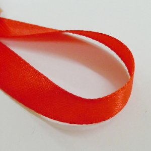 画像2: 中国製片面サテンリボン 《10mm》 レッド 【2m入】 (2)