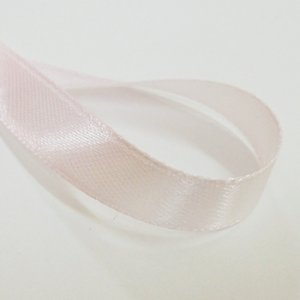 画像2: 中国製片面サテンリボン 《10mm》 ペールピンク 【2m入】 (2)
