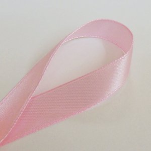 画像2: 中国製片面サテンリボン 《13mm》 ライトピンク 【2m入】 (2)